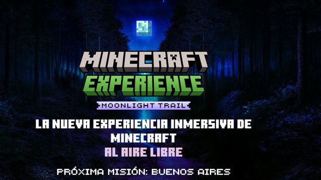 Minecraft Experience: Moonlight Trail llega a Buenos Aires.