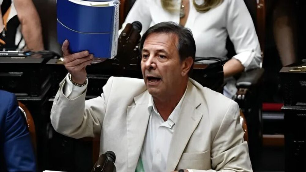 El diputado Oscar Zago, de La Libertad Avanza.