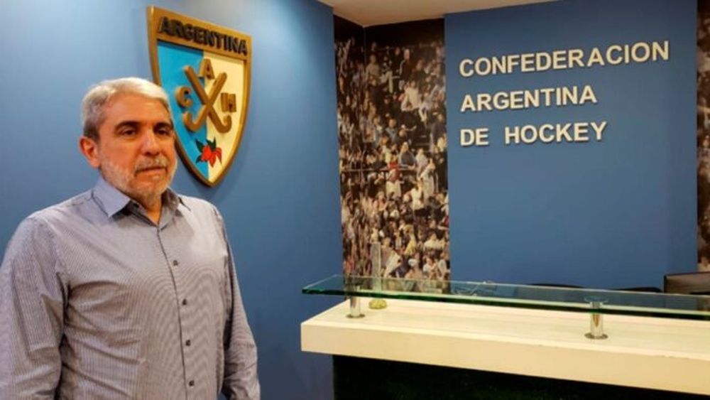 Aníbal Fernández, presidente de la Confederación Argentina de Hockey. - CAH -
