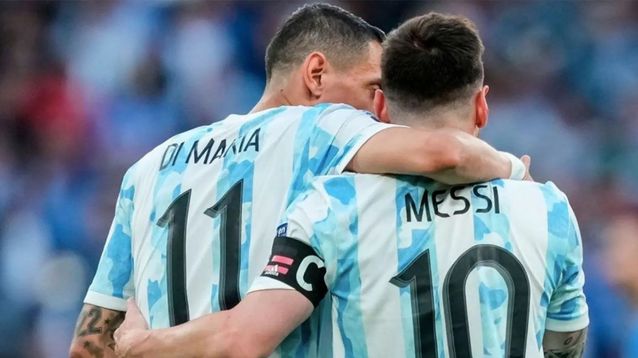 Di María y Messi, los dos argentinos con medallas de oro en ambas competencias.