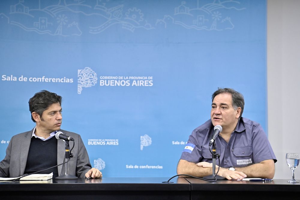 El gobernador Kicillof y el ministro Alonso.