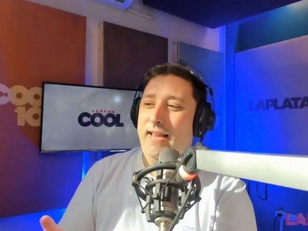 Agustín Raimondo, propietario de la emisora Cool Radio de La Plata.
