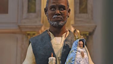 El Negro Manuel custodió la Virgen de Luján durante 56 años. (Semanario El Civismo)