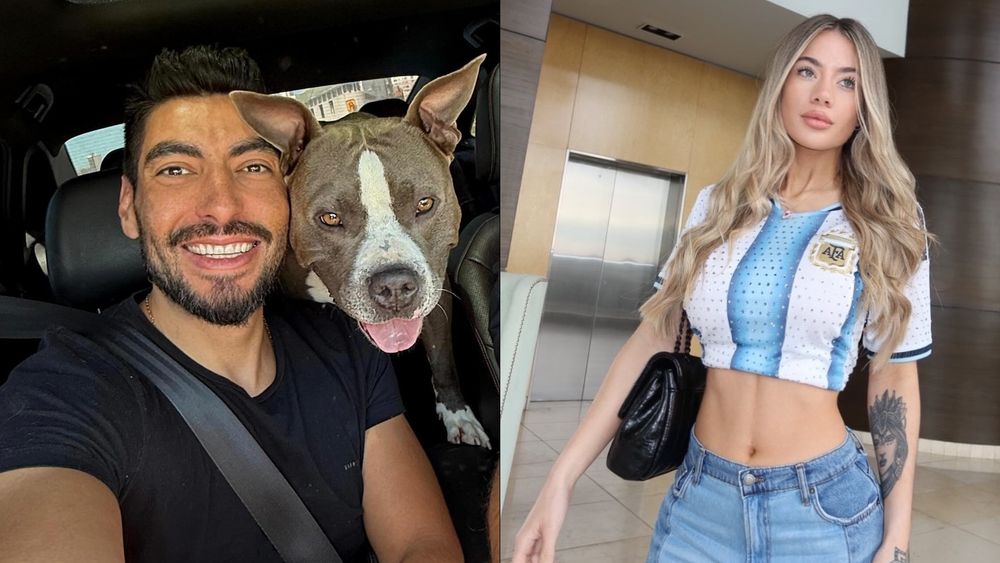 Facundo Moyano y la modelo Candela Arizaga.