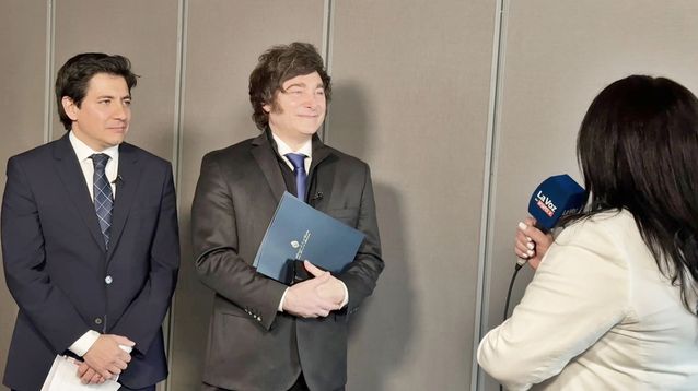 El presidente Javier Milei le dio una entrevista el diario La Voz del Interior, de Córdoba.&nbsp;