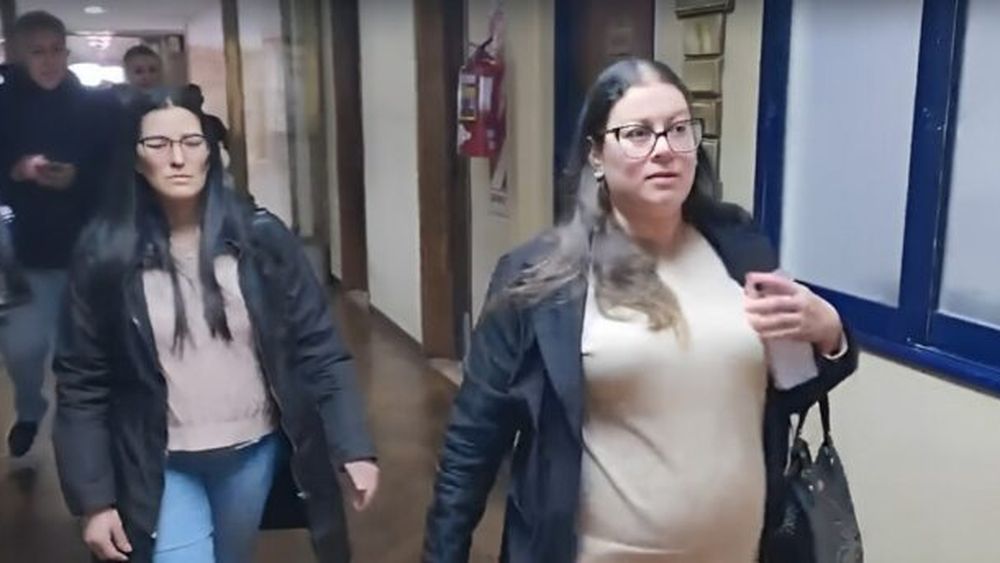 Florencia Aguirre, esteticista de Yañez, llegaba a Tribunales a declarar. (Captura de video)