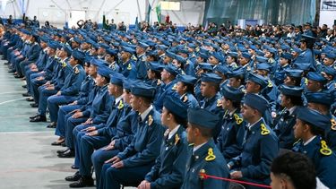 Cadetes del Servicio Penitenciario Bonaerense.&nbsp;