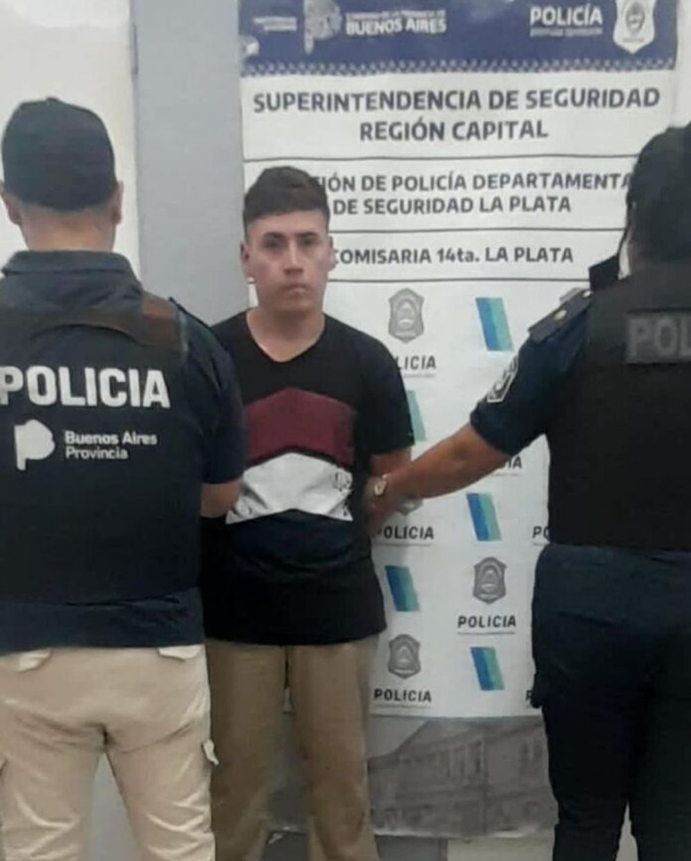 El sospechoso detenido fue, identificado como Maximiliano Molina (19)