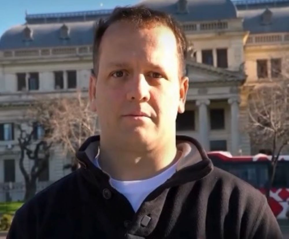 José Ignacio Campodónico, candidato a legislador por el Partido Libertario.