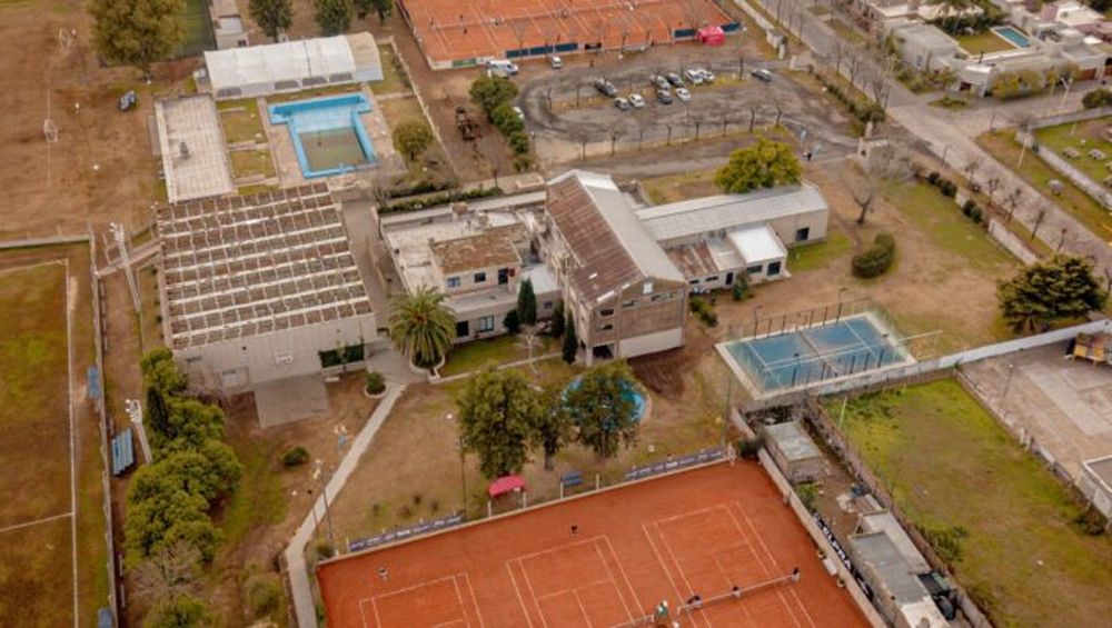 Las instalaciones del Bragado Club, donde se jugaran dos torneos profesionales de tenis entre marzo y abril.