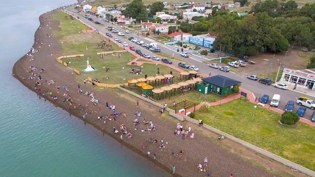 Vista aérea de San Blas, en pleno verano.