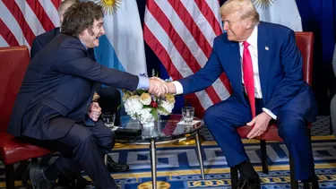 El presidente Milei y su par norteamericano, Donald Trump. El presidente Milei y su par norteamericano, Donald Trump.