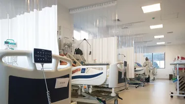 Una sala de internación en un hospital bonaerense.&nbsp;
