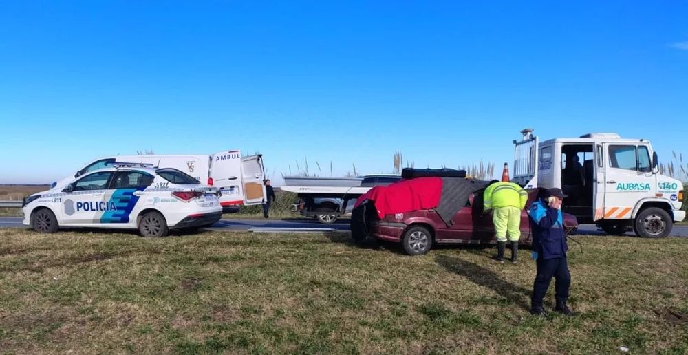 Dos amigos murieron en la madrugada del domingo en la autovía que una Madariaga con Pinamar.