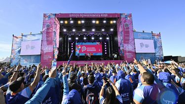 axel kicillof, presente en la apertura de la etapa final de los juegos bonaerenses 2025