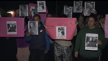 Marcha pidiendo justicia por el crimen de Walter Bravo, el 30 de abril de 2024.