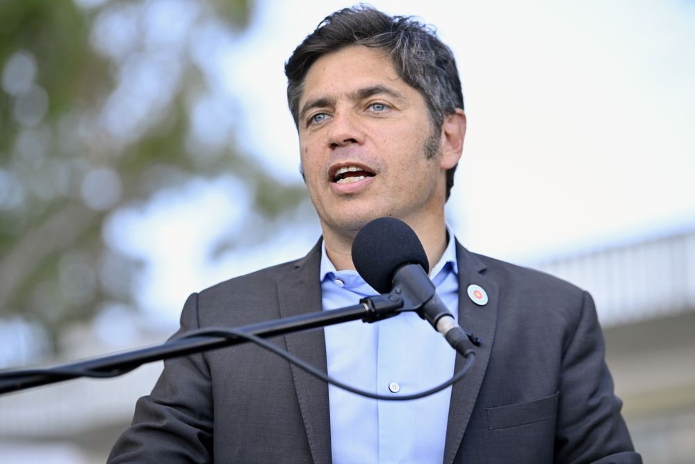 El gobernador bonaerense, Axel Kicillof.&nbsp;