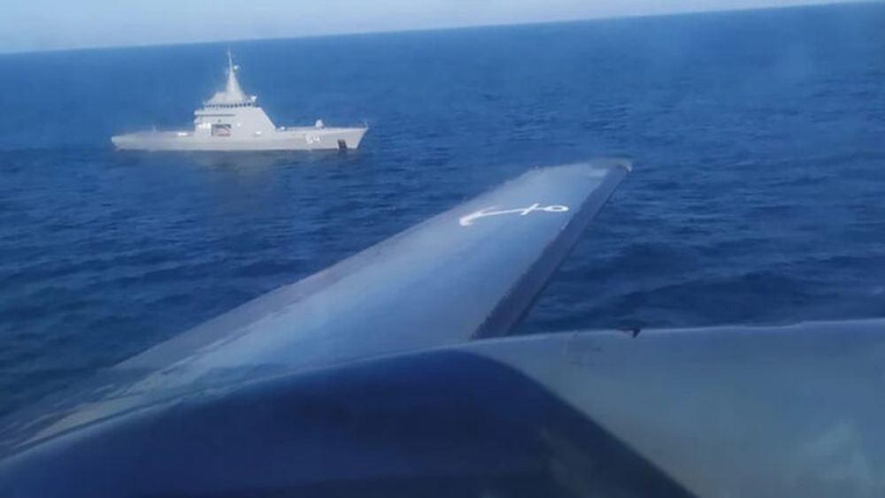 La búsqueda por parte de la Armada Argentina.