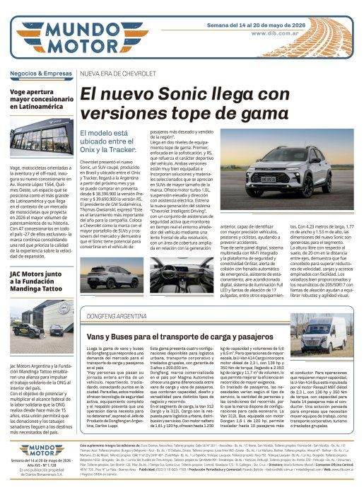 Semana del 14 al 20 de mayo de 2026 Semana del 14 al 20 de mayo de 2026
