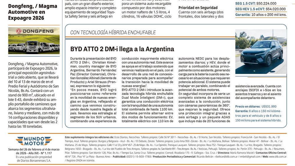 Semana del 26 de febrero al 4 de marzo de 2026