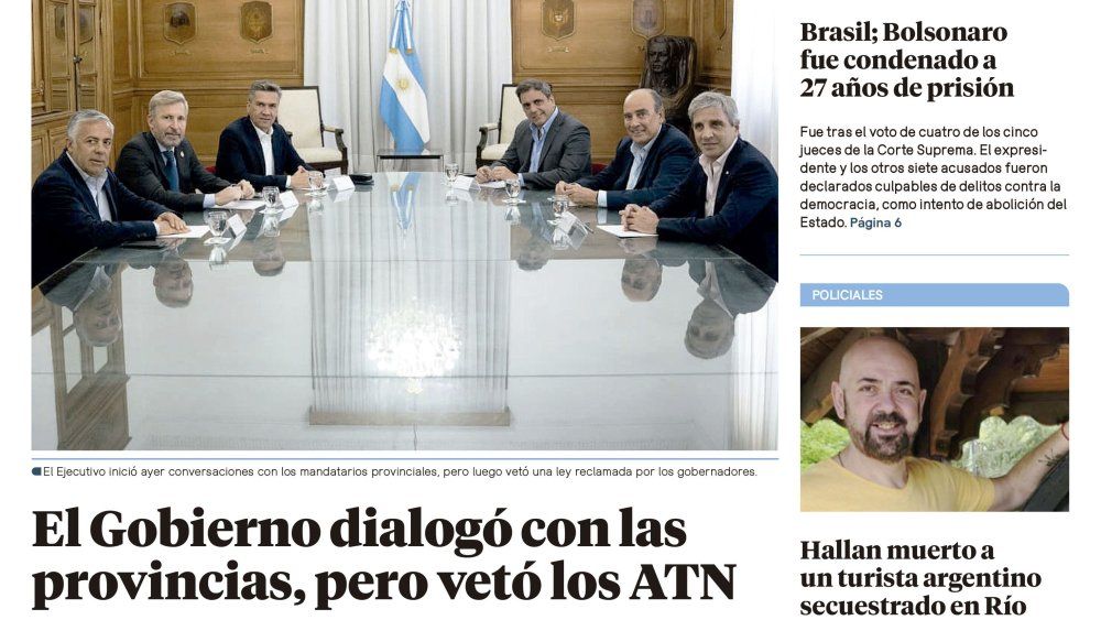 Edición impresa 12/09/2025