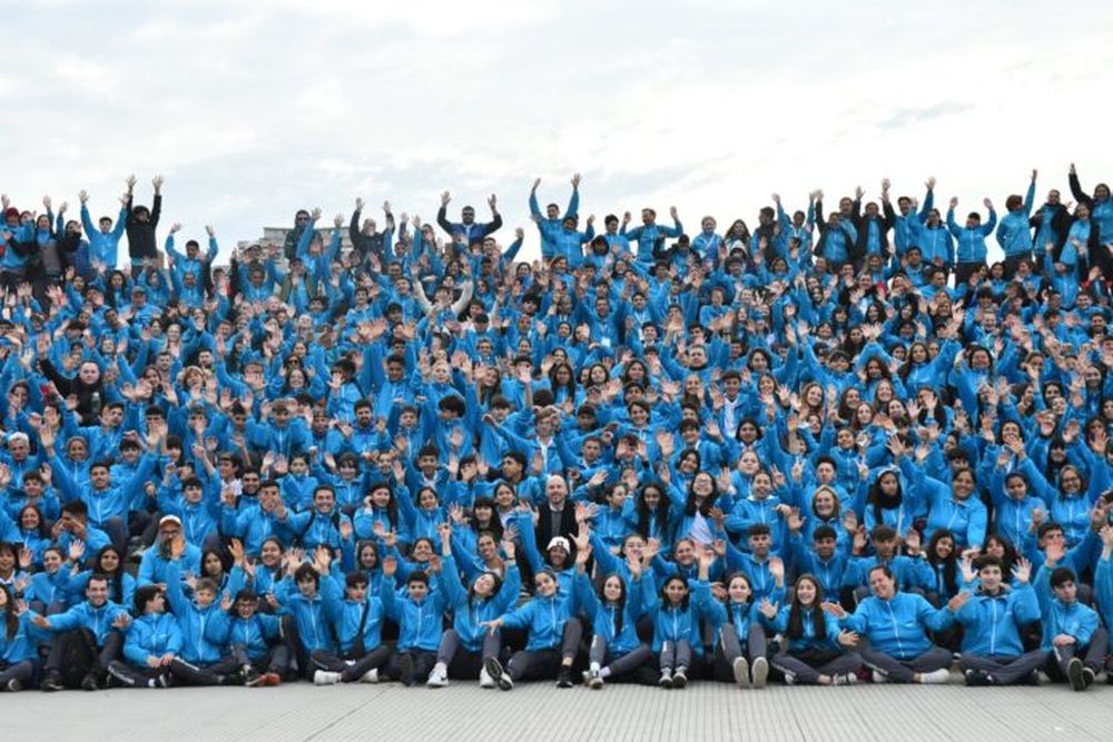 La delegación bonaerense de los Juegos Evita. - Deportes PBA -