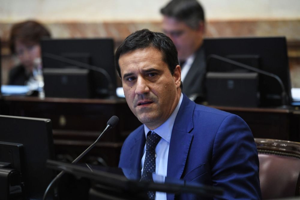 El senador Maximiano Abad.&nbsp;