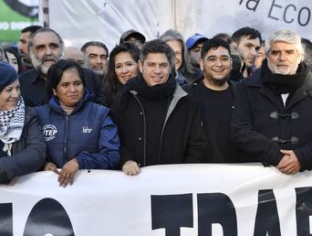 Axel Kicillof participó de la peregrinacion por el Día de San Cayetano.&nbsp;