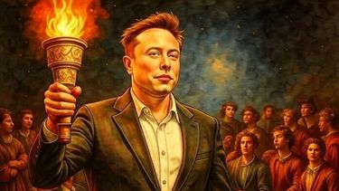 Elon Musk y su nueva IA que, según él, “es cuestión de tiempo para que descubra nuevas tecnologías”. (Grok)
