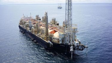 Un buque con GNL.&nbsp;