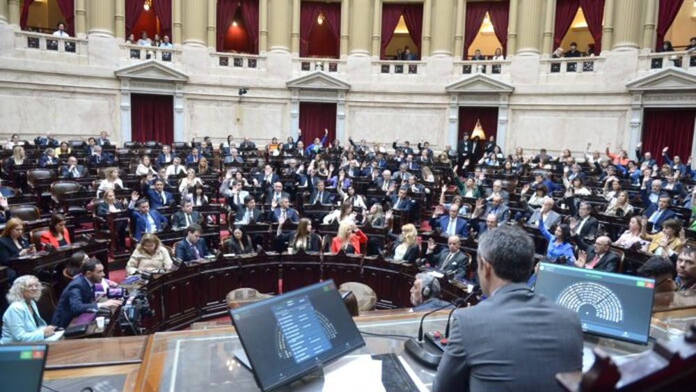Una sesión de la Cámara de Diputados.