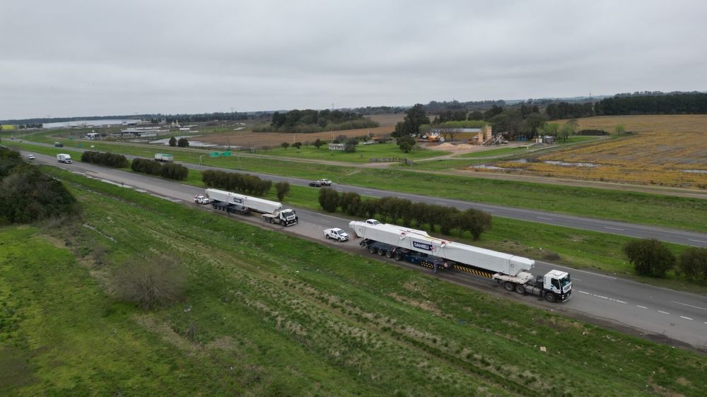 El arribo a San Nicolás de materiales para Sidersa+.