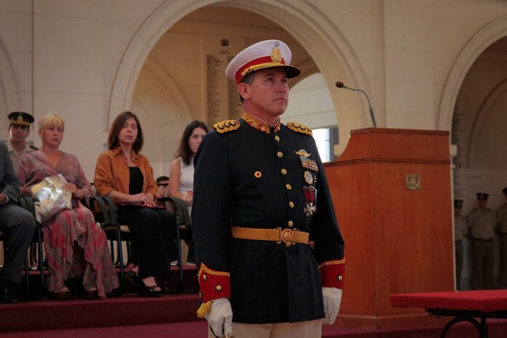 El general de brigada Carlos Presti, nuevo Jefe del Ejército. (Colegio Militar de la Nación)