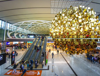 El aeropuerto internacional de Ezeiza. El aeropuerto internacional de Ezeiza.