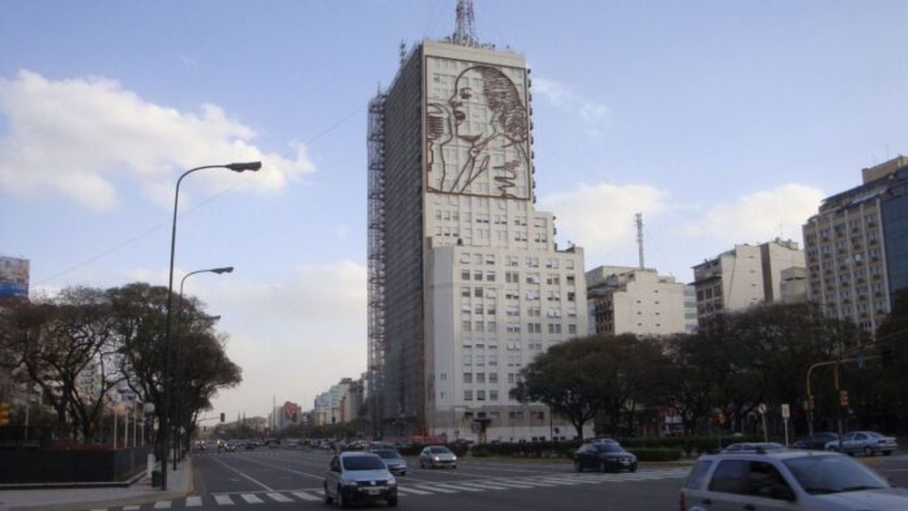 El edificio del Ministerio de Salud.