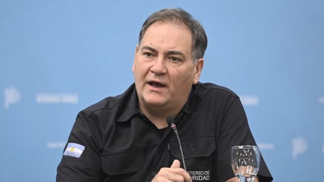 El ministro de Seguridad bonaerense, Javier Alonso.