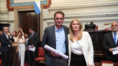 Gabriel Katopodis juró como senador pero pidió licencia para continuar como ministro de Infraestructura y Obras Públicas de Axel Kicillof.