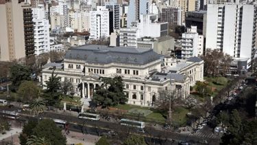La Legislatura bonaerense, en el centro de la ciudad de La Plata. (DIB)
