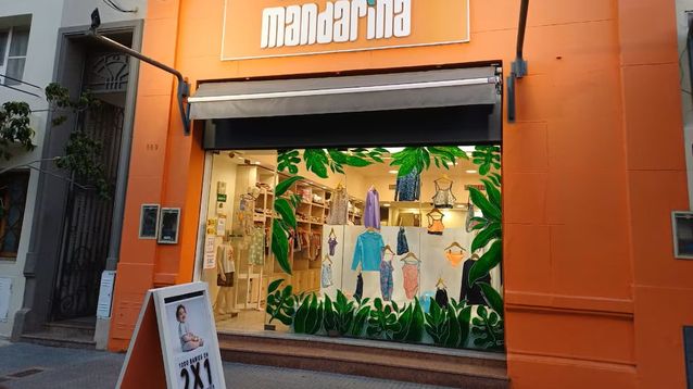 El local de Naranja Mandarina en Junín.