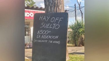 “OFF suelto”: la foto que se difundió en las últimas horas. (X @Francisco_boca9)