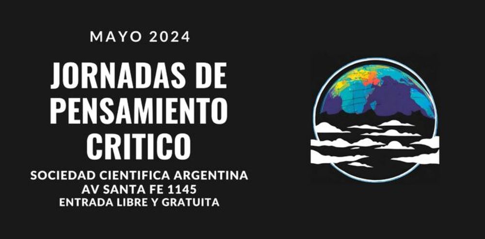 Las Jornadas sobre Pensamiento Crítico se llevarán a cabo el 18 y 19 de mayo. (Facebook)