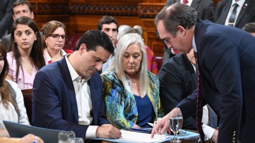 Maximiliano Abad, senador nacional por la provincia de Buenos Aires.