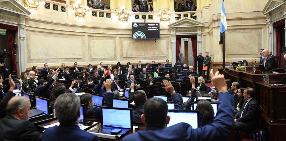 Una votación en la cámara de Diputados.&nbsp;