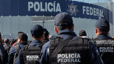Efectivos de la Policía Federal.