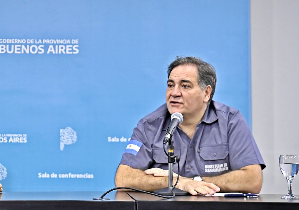 El ministro de Seguridad bonaerense, Javier Alonso. (Gobernación)