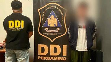 El joven estudiante detenido en Pergamino.