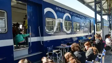 El Tren de Capital Humano 9 de Julio llegó a Chascomús.&nbsp;