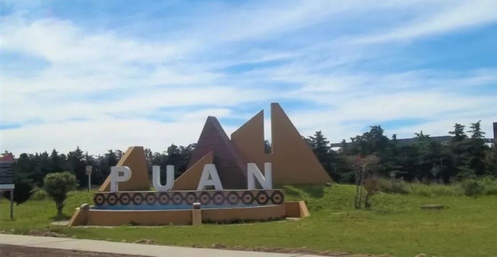 El verde paisaje de Puan.