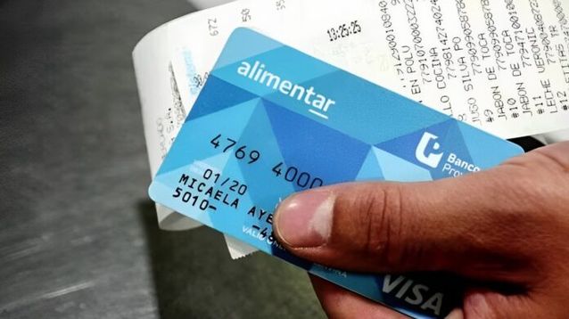 La Tarjeta Alimentar impulsada por el Gobierno.