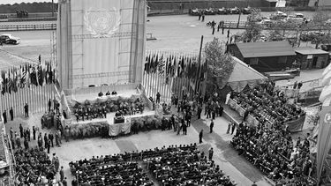 La Asamblea de la ONU en 1948, año de la Declaración Universal de los Derechos Humanos.